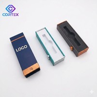 Boîtes d'emballage en carton personnalisées imprimées 1g 2g avec fenêtre transparente pour cartouches jetables tout-en-un