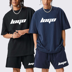 Ensemble 2 pièces formel homme été : T-shirt et short coupe ample, design uni, 100% fibre de bambou respirante - Product Image 3