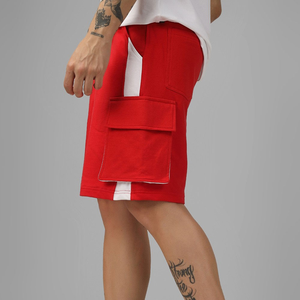 Shorts de sport personnalisés en tissu avec logo sur mesure, vente en gros, poches disponibles, différentes couleurs et tailles, sublimation, imperméables, séchage rapide - Product Image 4