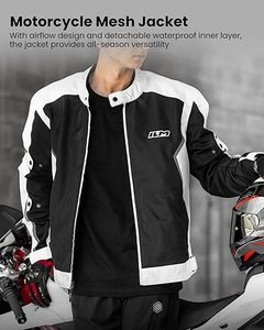 Men PU Leather Motorcycle Riding <b>Jacket</b> Keep Warm Windproof Motorbike Clothing Breathable Motocross <b>Racing</b> <b>Jacket</b> With Armor - Product Image 3
