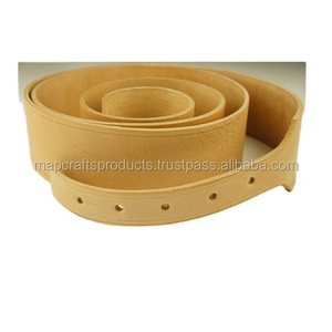 Haute qualité 100% peau de vache en cuir véritable boîte à cartouches personnalisable avec ceintures style décontracté boucle en cuivre uniforme - Product Image 1