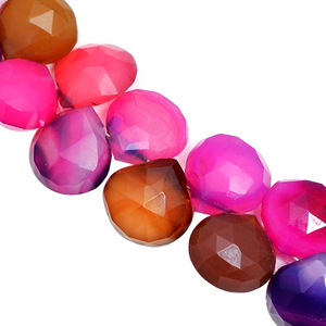 Natural Chalcedony <b>Classic</b> Strand Bracelet in 925 Sterling Silver Smooth Gemstone Beads Handmade Unique Design High Quality - Product Image 3