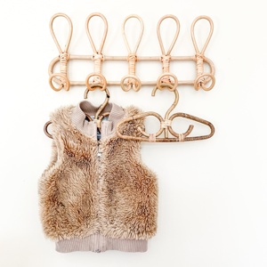 Cintres pour vêtements de bébé en rotin, prix direct fournisseur, qualité supérieure, cintres en canne faits à la main - Product Image 6