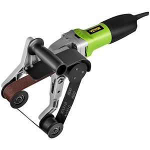 Levigatrice a Nastro Professionale 110V 800W, Lucidatrice per Tubi 7''/180 mm, Levigatrice Pneumatica 180W - Product Image 1