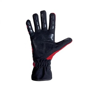 Guantes de Carreras Impermeables Ligeros de Dedo Completo con Recubrimiento de PU Antideslizantes para Hombre, para Karting al Aire Libre, Invierno, Rojo y Negro, Cierre de Gancho y Bucle - Product Image 1