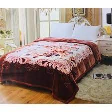 Luxury 1 KG Soft Warm Winter Polyester Mink Raschel Single <b>Bed</b> Blanket for Home or Hotel Use - Product Image 6