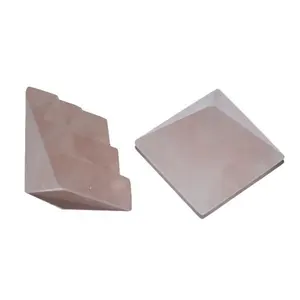 Shop for Rose Quartz Lemurian 9 cut Vastu Pyramid | Rose Quartz Lemurian 9 cut Vastu Pyramid Online