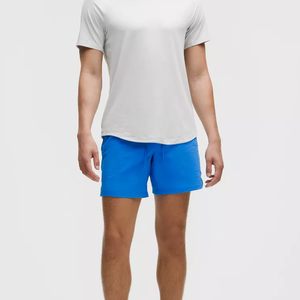 Shorts de sport décontractés pour hommes grandes tailles, à compression, respirants, à logo frontal uni, double couche, taille mi-haute, pour la course et l'entraînement en salle de sport - Product Image 1