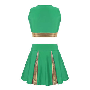 Uniforme de Animadoras Personalizable para Mujer de BRUIT INDUSTRIES, de una Pieza, Casual, 100% Algodón, Estampado Puff, Ligero - Product Image 2