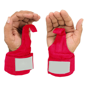 <b>Weight</b> <b>Lifting</b> Wrist Hooks Straps with Neoprene Padding for Heavy Pull Exercises Adjustable Strength Workout Hooks Straps - Product Image 1