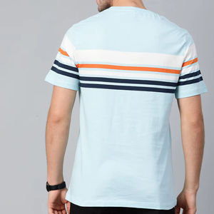 เสื้อยืดผู้ชายสีพื้นล้วนแบบวินเทจ ทรงโอเวอร์ไซส์ ไซส์พลัส ผ้าฝ้าย 100% ล้างสีแบบแอซิดวอช  พร้อมพิมพ์โลโก้ตามสั่ง - Product Image 4