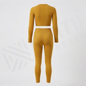 Ensemble de yoga grande taille pour femmes, vêtements de fitness, soutien-gorge de sport et leggings, tenue de sport pour la gym, l'entraînement et les exercices, vêtements de sport actifs - Product Image 2