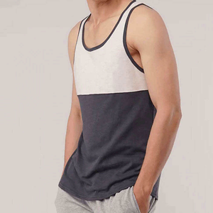Camiseta sin mangas de poliéster/algodón de secado rápido para hombre, para culturismo, fitness y actividades casuales al aire libre, corte regular, sin mangas, para gimnasio - Product Image 3