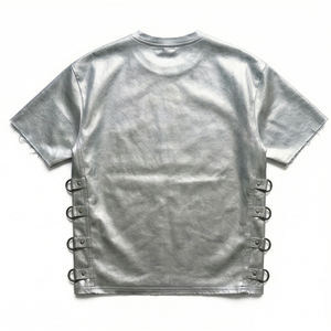 T-shirt Oversize Streetwear Cyber Tech de Luxe avec Motif Circuit Futuriste, Mode Urbaine, 100% Coton MALUZA INDUSTRIES - Product Image 3