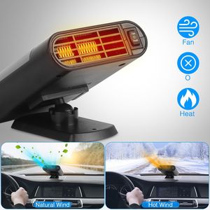 "24V Car Truck <b>Heater</b> <b>200W</b> Fast Heating 360 Adjustable Defroster Defogger Demister Windshield Heat Fan Mode" - Product Image 1