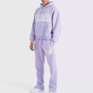 Nouveautés : Survêtements personnalisés pour hommes, ensembles de jogging en molleton de coton épais, imprimés sur mesure, collection hiver - Product Image 1