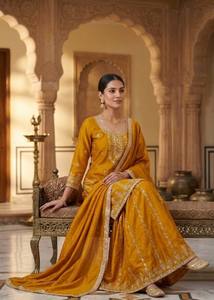 Designer Women's Party Wear Suit Set Top-Bottom and Dupatta for Elegant Look - Product Image 3