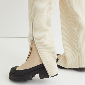 Pantalones Deportivos de Cintura Alta y Corte Bootcut para Mujer, Marca DYNAMO GEARS, Ajuste Regular, Invierno, Ecológicos, Poliéster, Estampado Animal - Product Image 3