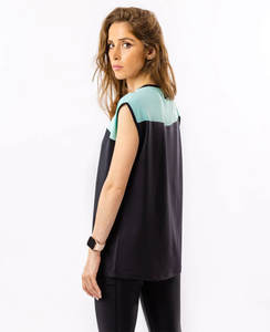 Chaleco acanalado informal sin mangas de verano para mujer, camiseta sin mangas corta al por mayor para Fitness, Yoga, gimnasio, camiseta sin mangas corta - Product Image 2