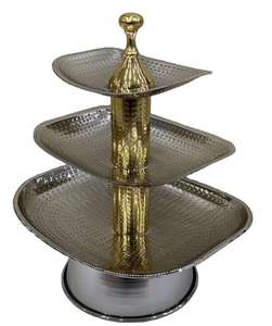 <b>Mini</b> Size New Cake Stand in Metal for Hotel Wedding Birthday Party <b>Table</b> Top Cake Serving Use Display Rack Cup Cake Stand - Product Image 6
