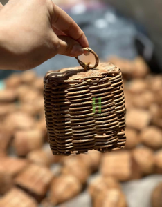 Venta caliente campana de ratán decoración campana de mimbre Natural para la decoración del árbol de Navidad adornos de ratán bohemio personalizar en HNH Craft - Product Image 1