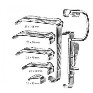 Davis Boyle Steel Mouth Gag Adult Manual 5-Tongue Plate Surgical Tongue Retractor ENT Oral Surgery Instrument Set Reusable - Product Image 3