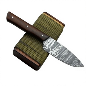Cuchillo de Chef de Acero de Damasco Forjado a Mano de Grado Industrial BA ENTERPRISES |   Cuchilla de hoja recta con patrón retorcido y punta de gota de 0.45mm - Product Image 4