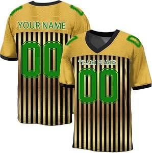 Camiseta de Fútbol Personalizada para Hombre y Mujer, Uniforme de Equipo para Adultos, Jersey de Fútbol Americano - Product Image 1