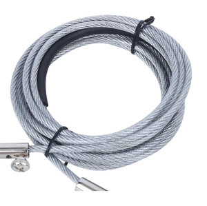 Cuerda de Saltar de Alambre de Acero con Rodamientos de Bolas y Mango de Espuma, Duradera y Sin Enredos, para Ejercicio en Casa, 2.5M, Unisex, Ajustable - Product Image 5