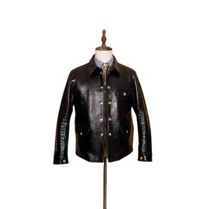 Estilo Formal de cuero genuino no tejido a prueba de viento calentado ecológico logotipo impreso en relieve servicio OEM cuero de lujo informal - Product Image 4