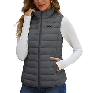 Chaleco Acolchado para Mujer al por Mayor, Sin Mangas, Cuello Alto, Ligero, Cálido, a la Moda, para Exteriores, Tallas Grandes - Product Image 1