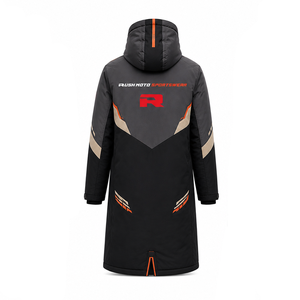 Vêtements thermiques légers, vestes longues en textile, manteaux longs confortables, vêtements d'extérieur saisonniers, vente en gros de vestes longues en textile - Product Image 2