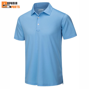 Camisas de Golf para Hombre 100% Algodón al por Mayor, Sólidas, Antiarrugas, Diseño Casual Personalizado, Logotipo Bordado, Tejido de Punto - Product Image 4