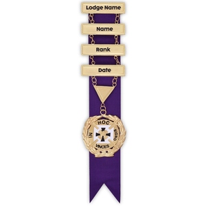 Allied <b>Masonic</b> Degrees Past Sovereign Master Breast Jewel Gold Green Ribbon AMD Ceremonial Regalia - Product Image 5
