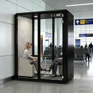 Cabina de Oficina Móvil Insonorizada para 2 Personas, con Aire Acondicionado, en Venta Directa de Fábrica - Product Image 3