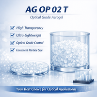 Granulés d'aérogels de silice de qualité optique - AG OP 02 T (0,10-0,30 mm), haute transparence, ultra-légers