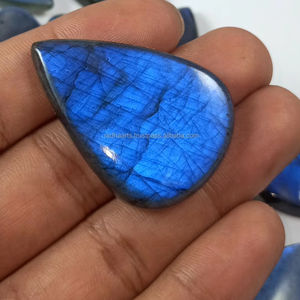 Lot de pierres de labradorite bleue naturelle en gros – Cabochons de labradorite bleue faits à la main et polis à la main pour la lithothérapie - Product Image 5