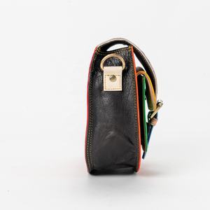 New Arrival Women's Summer Vintage Western Crossbody <b>Messenger</b> <b>Bag</b> Stylish Genuine Recycled <b>Leather</b> Unique Letter Fashion Button - Product Image 6