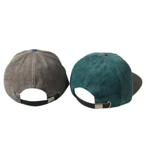 Gorras de Béisbol de Color Sólido de Alta Calidad, Estilo Deportivo Urbano, Ajustables, de Tela Vaquera Desgastada, Transpirables e Impermeables - Product Image 2