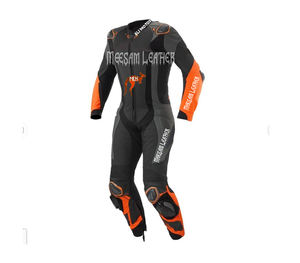 ชุดแข่งรถมอเตอร์ไซค์หนังแท้ ชุดมอเตอร์ไซค์หนังหนา ผลิตในประเทศปากีสถาน ชุดขับขี่มอเตอร์ไซค์ ชุดแข่งรถคุณภาพพรีเมียม Kangaroo - Product Image 1