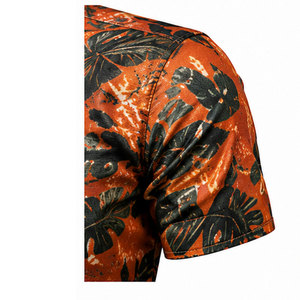 Chemise pour homme de qualité supérieure à imprimé numérique avec motif haute définition, matière respirante et coupe confortable pour un style au quotidien - Product Image 4