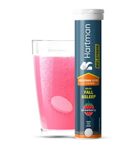 Natural Effervescent <b>Tablets</b> Strawberry Flavor Melatonin Plant Derived Formula - Product Image 6