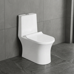 WC monobloc carré à réservoir encastré, économie d'eau, à poser au sol, pour salle de bain, maison, hôtel - Product Image 5