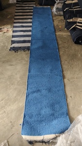 Premium Hand Loomed Cotton Blue Rug <b>Runner</b> Handcrafted Sustainable Floor <b>Carpet</b> for Home Decor & Living Room - Product Image 3