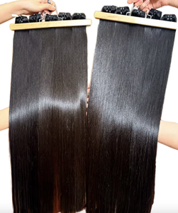 Lots de Cheveux Humains Vierges de Luxe à Cuticules Alignées, Qualité Supérieure 12A, 18 pouces, Lisses Comme des Baguettes, Double Tirage, Origine Vietnamienne, Vente en Gros pour Fournisseurs - Product Image 1