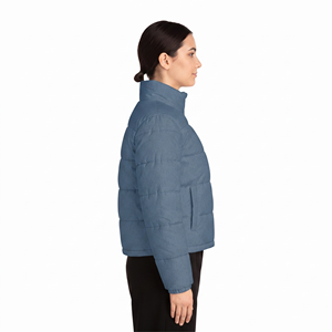 High Quality Sale Thick Warm Winter <b>Cropped</b> Down <b>Jacket</b> Plus Size Coat Streetwear Classic Zipper up Women Puffer <b>Jacket</b> - Product Image 2