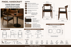 Juego de comedor moderno de mediados de siglo de 3 piezas de madera con mesa redonda y sillas con respaldo sólido para el comedor del hogar. - Product Image 6