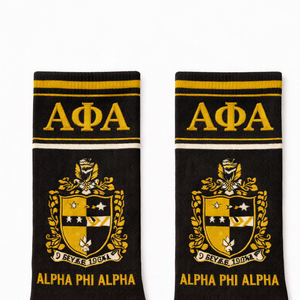 Chaussettes brodées de haute qualité pour les fraternités grecques, idéales pour les organisations et événements universitaires - Product Image 2