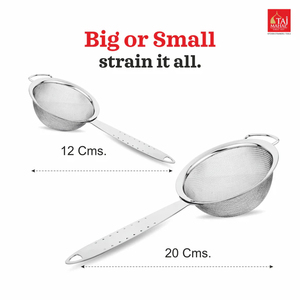 High Quality SS Alisha <b>Strainer</b> soup and juice <b>Colander</b> Extra Fine Mesh Sieve <b>Strainer</b> for Filtering Oil Soup Flour - Product Image 3