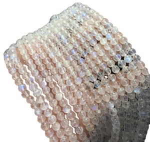 Arcobaleno pietra di luna mistica pietre preziose perline rotonde fili-perline dimensioni 5-6mm - Product Image 5